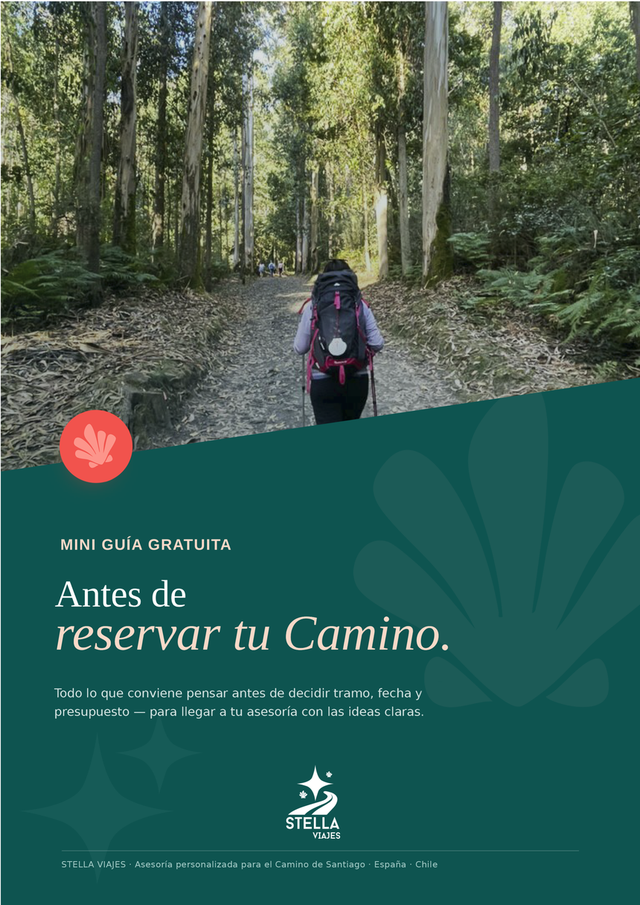 Portada de la mini guía Antes de reservar tu Camino de Stella Viajes